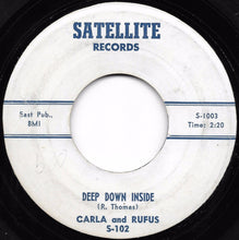 Load image into Gallery viewer, Carla* And Rufus* : Deep Down Inside / Cause I Love You (7", Single)
