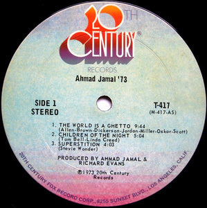 Ahmad Jamal : Ahmad Jamal '73 (LP, Album, San)