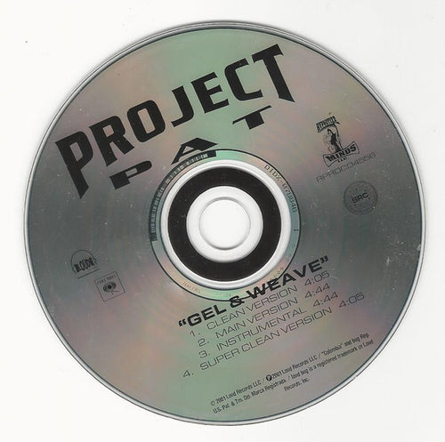 Project Pat : Gel & Weave (CD, Single, Promo)