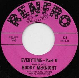 Buddy McKnight : Everytime (7", Single)