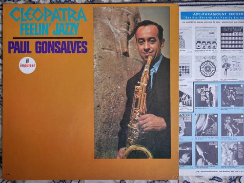 Paul Gonsalves : Cleopatra Feelin' Jazzy (LP, Mono, Promo)