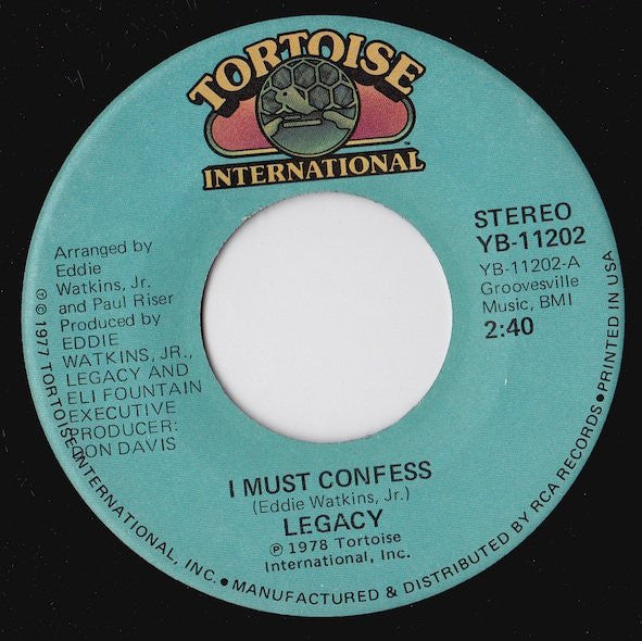 Legacy (13) : I Must Confess / Believe In Yourself (7