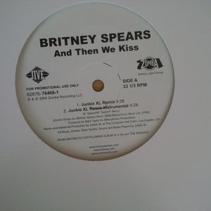 Britney Spears : And Then We Kiss (12", Promo)