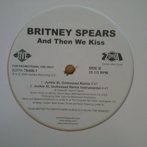 Britney Spears : And Then We Kiss (12", Promo)