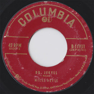 Miles Davis : Milestones / Dr. Jeckyll (7", EP)