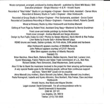 Load image into Gallery viewer, Andrea Marcelli : Silent Will (CD, Album)
