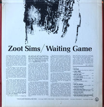 Load image into Gallery viewer, Zoot Sims : Waiting Game (LP, Album, Mono, Promo, Gat)
