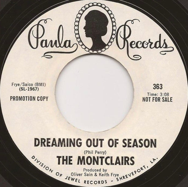 The Montclairs : Dreaming Out Of Season / I Just Can't Get Away (7