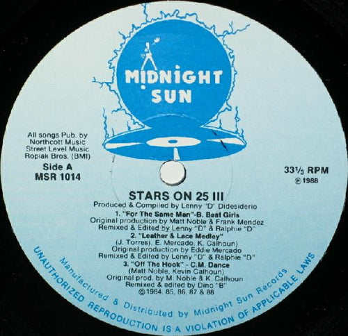Various : Stars On 25 III (LP, Comp)