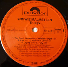 Load image into Gallery viewer, Yngwie J. Malmsteen* : Trilogy (LP, Album)
