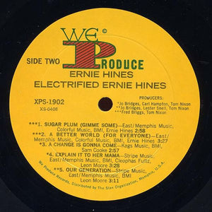 Ernie Hines : Electrified (LP, Album)