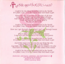 Load image into Gallery viewer, The Artist (Formerly Known As Prince) : The Most Beautiful Girl In The World (CD, Single)
