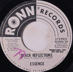Essence (30) : Black Reflections / Broken Promises (7", Single, Promo)