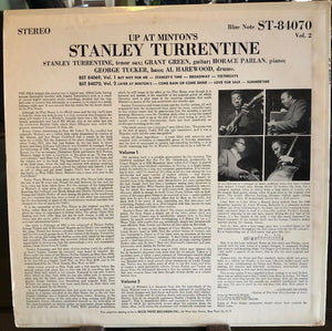 Stanley Turrentine : Up At "Minton's" Volume 2 (LP, RE)