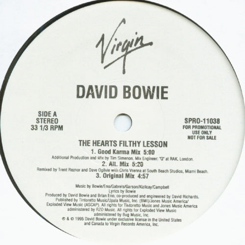 David Bowie : The Hearts Filthy Lesson (12