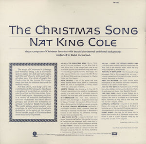 Nat King Cole : The Christmas Song (LP, Album, RE, Yel)