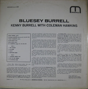 Kenny Burrell With Coleman Hawkins : Bluesey Burrell (LP, Album, Mono, Dee)