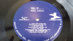 Willis Jackson : Tell It... (LP, Album, Mono)
