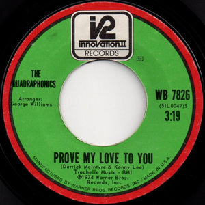 The Quadraphonics : Betcha If You Check It Out (7", Styrene)