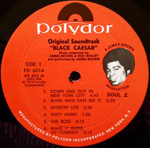 Load image into Gallery viewer, James Brown : Black Caesar (Original Soundtrack) (LP, Album, Fol)
