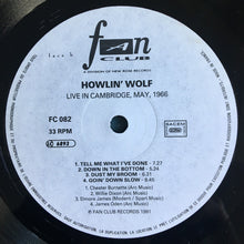 Load image into Gallery viewer, Howlin' Wolf : Live In Cambridge, MA., 1966 (LP, Album)
