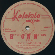 Load image into Gallery viewer, Fela Kuti &amp; Egypt 80 : Beasts Of No Nation (LP, Album, RE)
