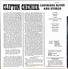 Load image into Gallery viewer, Clifton Chenier : Louisiana Blues And Zydeco (LP, Album, RE)
