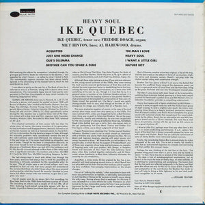 Ike Quebec : Heavy Soul (LP, Album, RP)