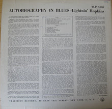 Load image into Gallery viewer, Lightnin' Hopkins : Autobiography In Blues (LP, Album, RP)
