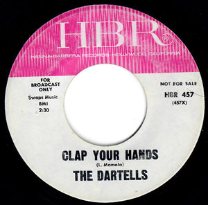 The Dartells : Clap Your Hands (7", Promo)