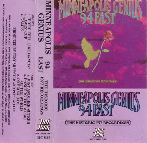 94 East : Minneapolis Genius (The Historic 1977 Recordings) (Cass, Album, Blu)