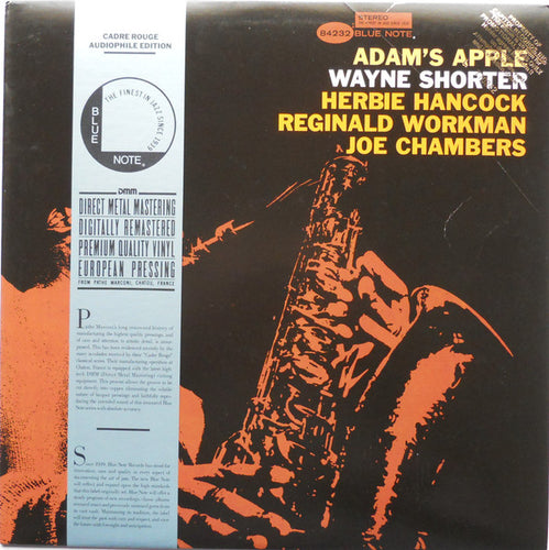 Wayne Shorter : Adam's Apple (LP, Album, RE, RM, DMM)