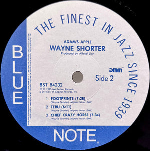 Wayne Shorter : Adam's Apple (LP, Album, RE, RM, DMM)