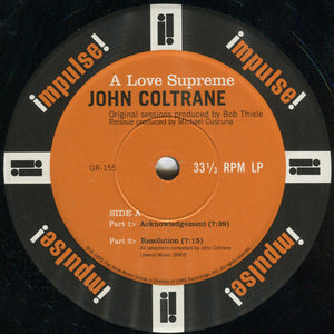 John Coltrane : A Love Supreme (LP, Album, RE, RM)