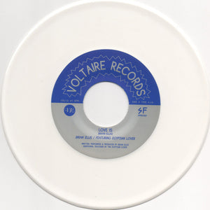 Brian Ellis : Love Is (7", Single, RE, Whi)