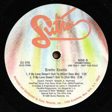 Load image into Gallery viewer, Erotic Exotic : If My Love Doesn&#39;t Suit Ya (12&quot;, Single, Promo)
