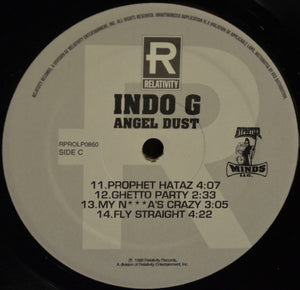 Indo G : Angel Dust (2xLP, Album, Promo)