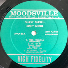 Load image into Gallery viewer, Kenny Burrell With Coleman Hawkins : Bluesey Burrell (LP, Album, Mono)
