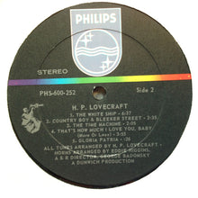 Load image into Gallery viewer, HP Lovecraft : H.P. Lovecraft (LP, Album, Mer)
