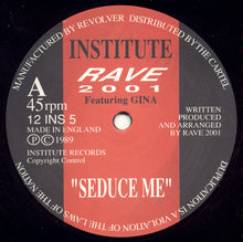 Load image into Gallery viewer, Rave 2001 Featuring Gina : Seduce Me (12&quot;)

