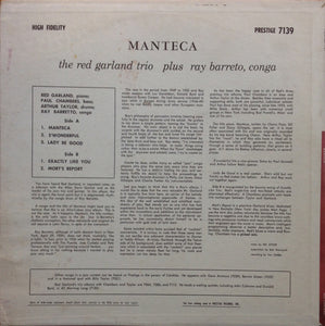 The Red Garland Trio Plus Ray Barretto : Manteca (LP, Album, Mono, Ber)