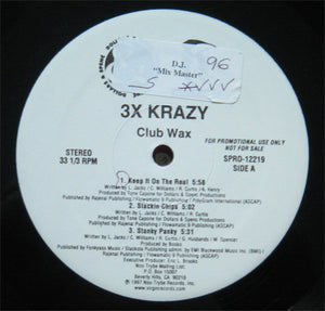 3X Krazy : Stackin Chips (12", Promo, Smplr, Clu)