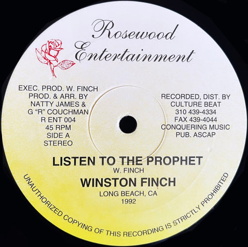 Winston Finch* : Listen To The Prophet (12