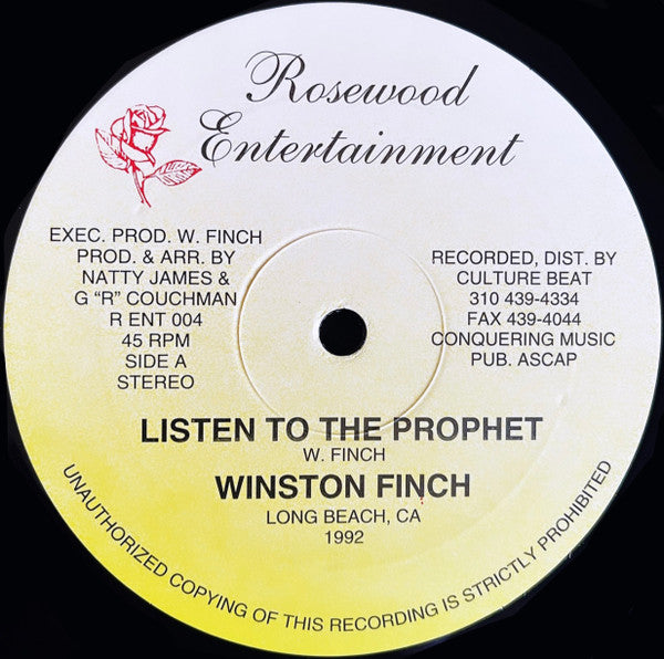 Winston Finch* : Listen To The Prophet (12