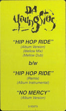 Load image into Gallery viewer, Da Youngsta's : Hip Hop Ride / No Mercy (12")

