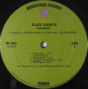 Black Sabbath : Paranoid (LP, Album, Ter)