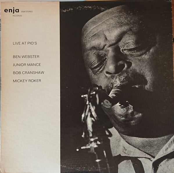 Ben Webster : Live At Pio's  (LP)
