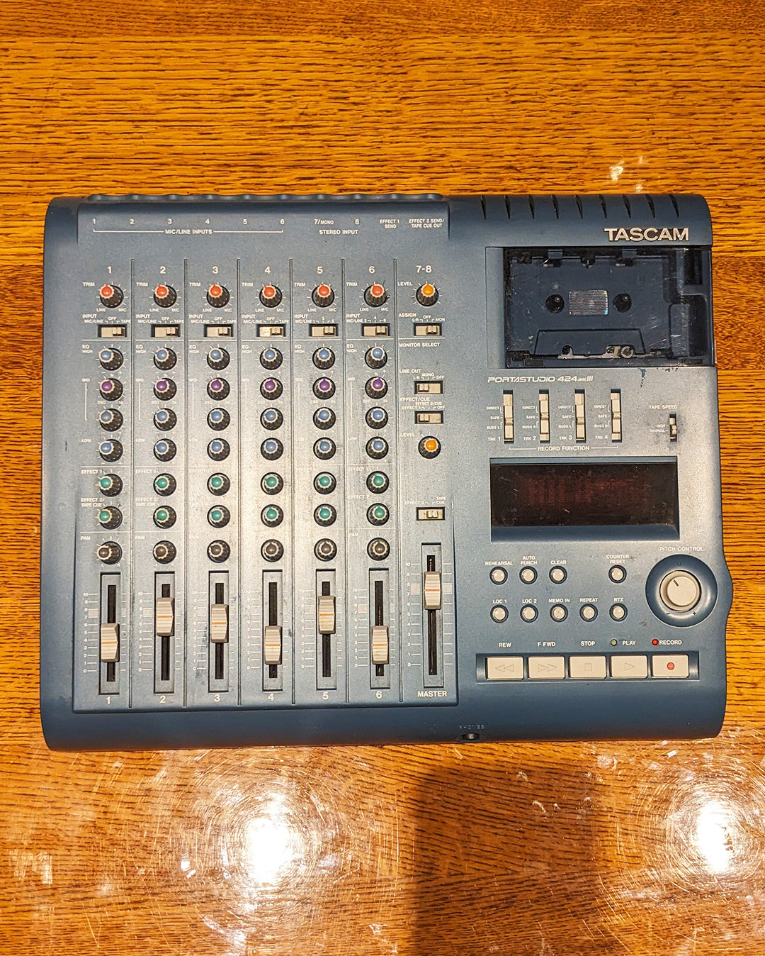 【動作確認済】TASCAM PORTASTUDIO 424mkⅡ TASCAM 424MK2 Portastudio 4 Channel Analog Recorder for sale