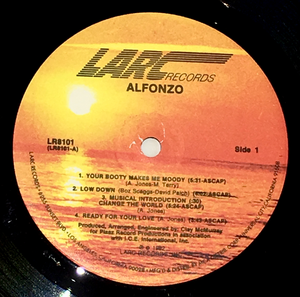 ALFONZO - S/T LP on Larc