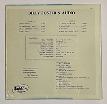 Load image into Gallery viewer, BILLY FOSTER &amp; AUDIO – Billy Foster &amp; Audio LP
